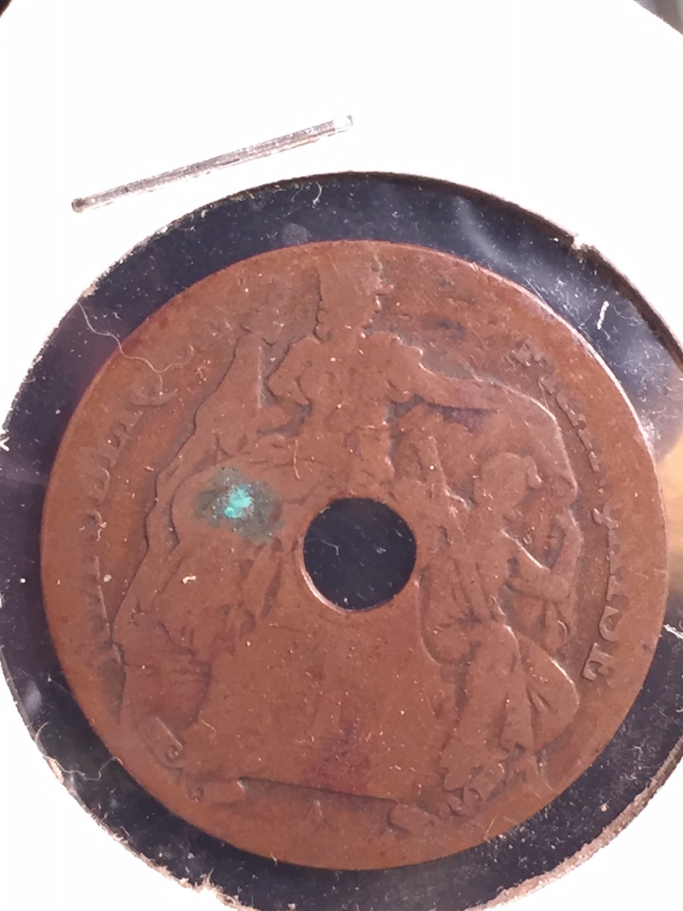 Please-Help--Francaise--Chinese-?-Coin-20th-Century-French-Indochina-1-Cent